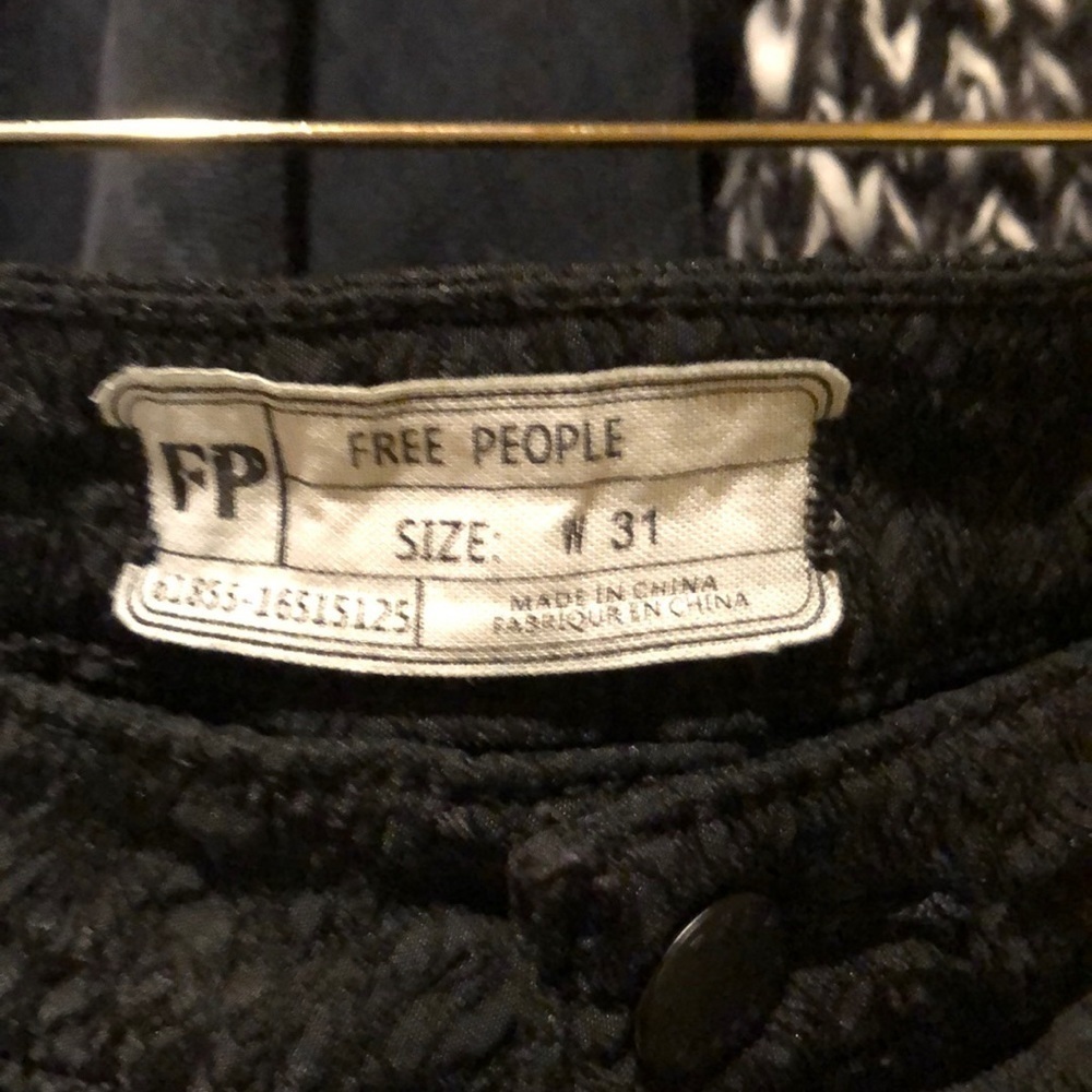 Free people black skinny jeans size 31 - Picture 2 of 6